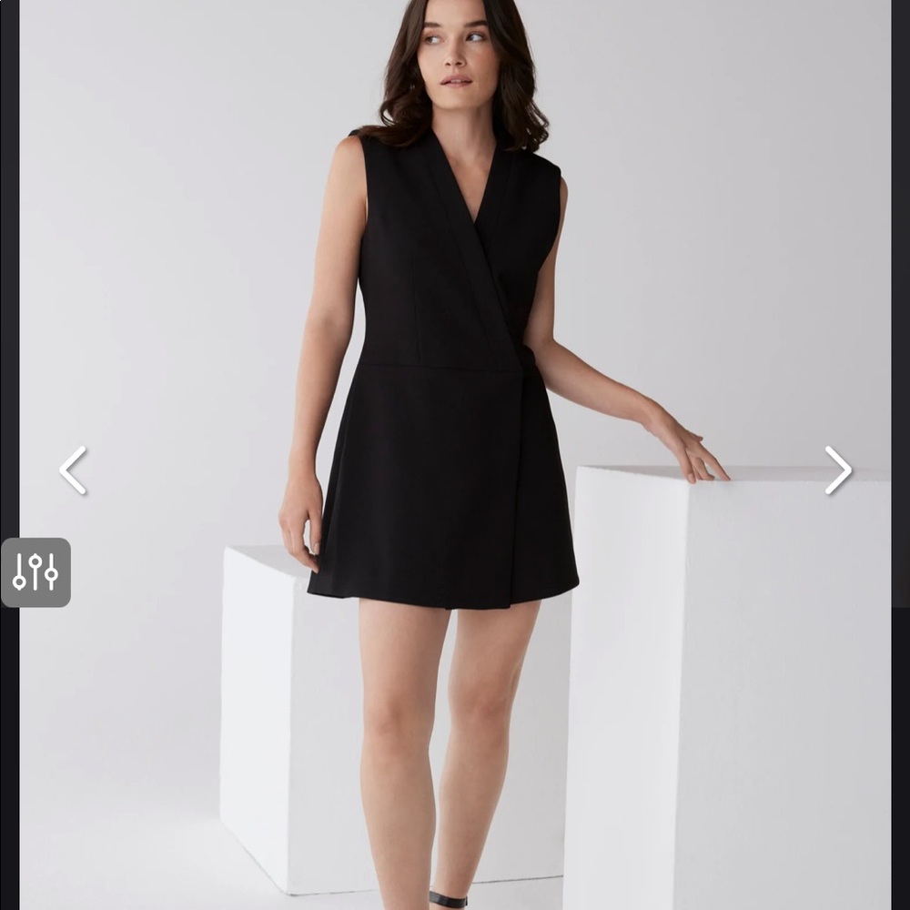 BCBGMaxAzria LARA WRAP VEST DRESS